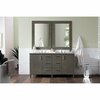 James Martin Vanities Metropolitan 60in Double Vanity, Silver Oak w/ 3 CM Grey Expo Quartz Top 850-V60D-SOK-3GEX